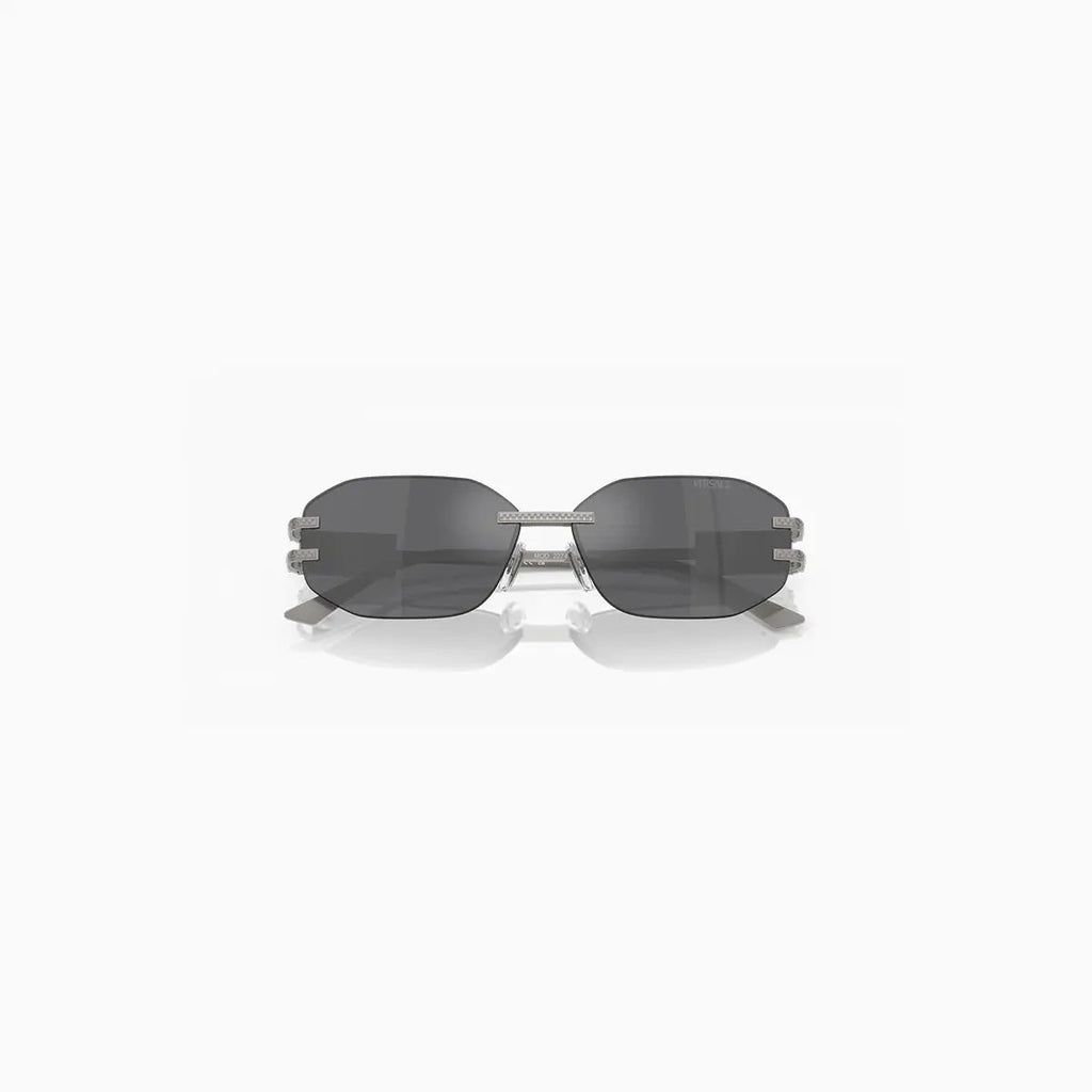 Women's Versace Grey Silver Sunglasses