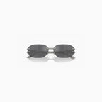 Women's Versace Grey Silver Sunglasses